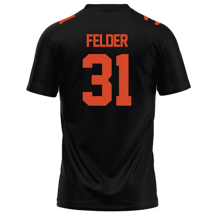 Campbell - NCAA Football : Kado Felder - Black Football Jersey-1