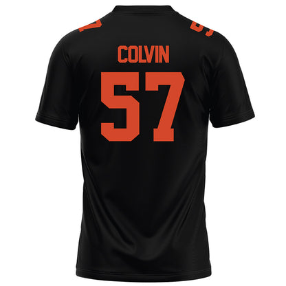 Campbell - NCAA Football : Jayden Colvin - Black Football Jersey-1