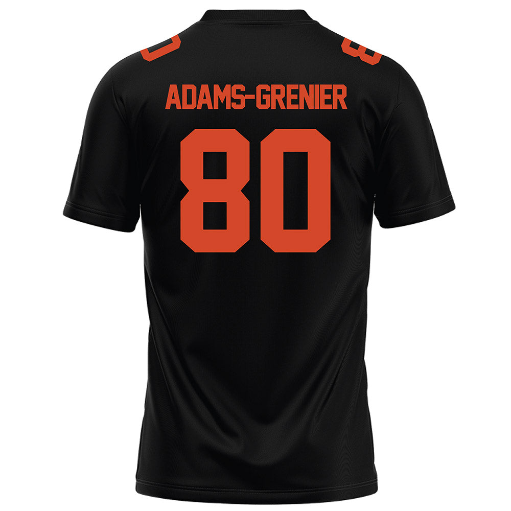 Campbell - NCAA Football : Dawson Adams-Grenier - Black Football Jersey-1