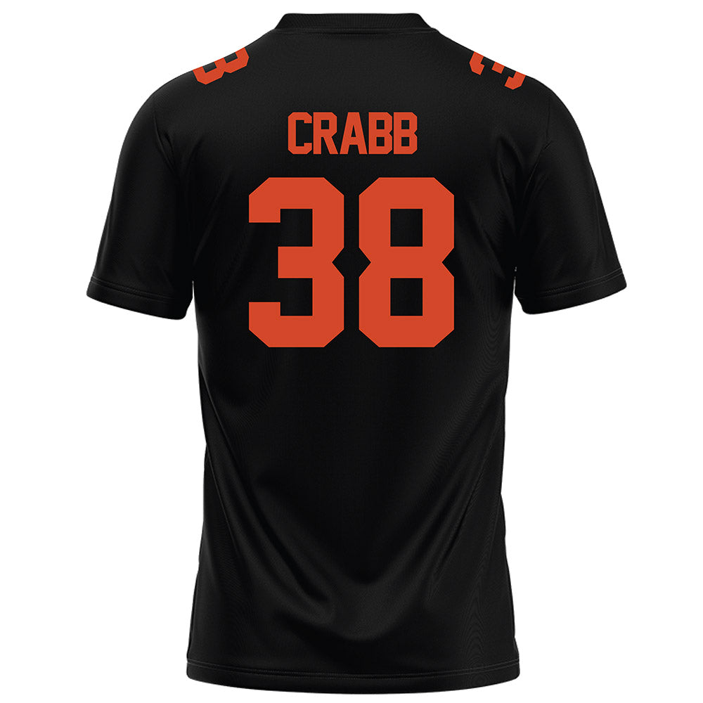 Campbell - NCAA Football : Alex Crabb - Black Football Jersey