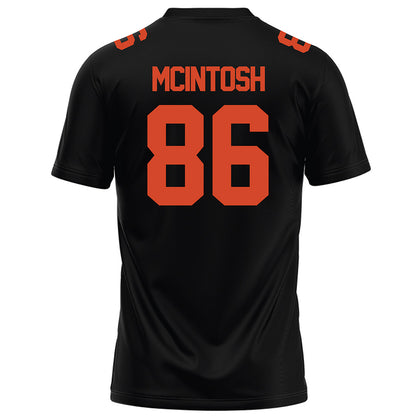 Campbell - NCAA Football : Adam McIntosh - Black Football Jersey