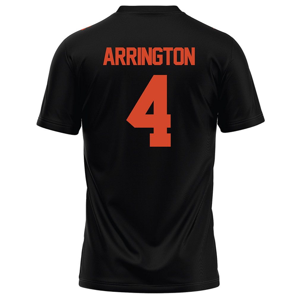 Campbell - NCAA Football : Chase Arrington - Black Football Jersey-1