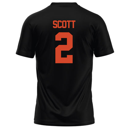 Campbell - NCAA Football : Kj Scott - Black Football Jersey-1