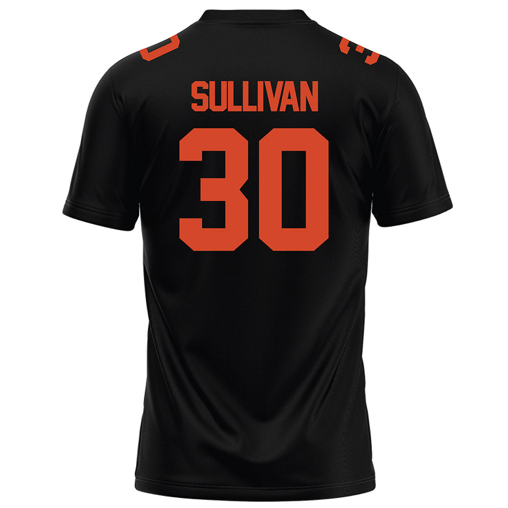 Campbell - NCAA Football : Riley Sullivan - Black Football Jersey