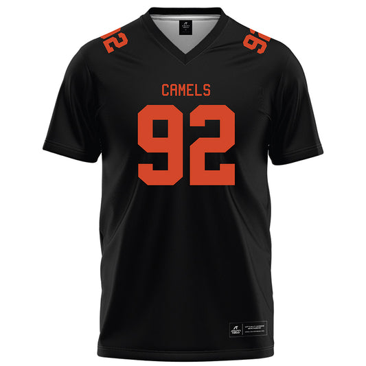 Campbell - NCAA Football : Raymond Macias - Black Football Jersey