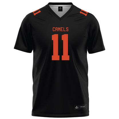 Campbell - NCAA Football : Chase Wilkens - Black Football Jersey-0