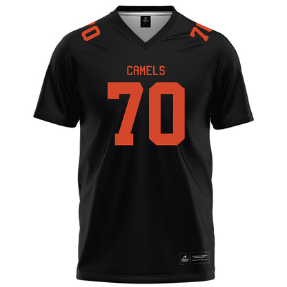 Campbell - NCAA Football : Ashton Allman - Black Football Jersey