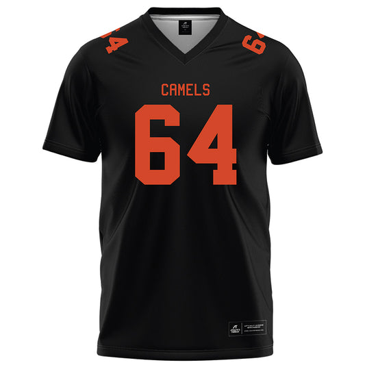 Campbell - NCAA Football : Christian Schliemann - Black Football Jersey-0