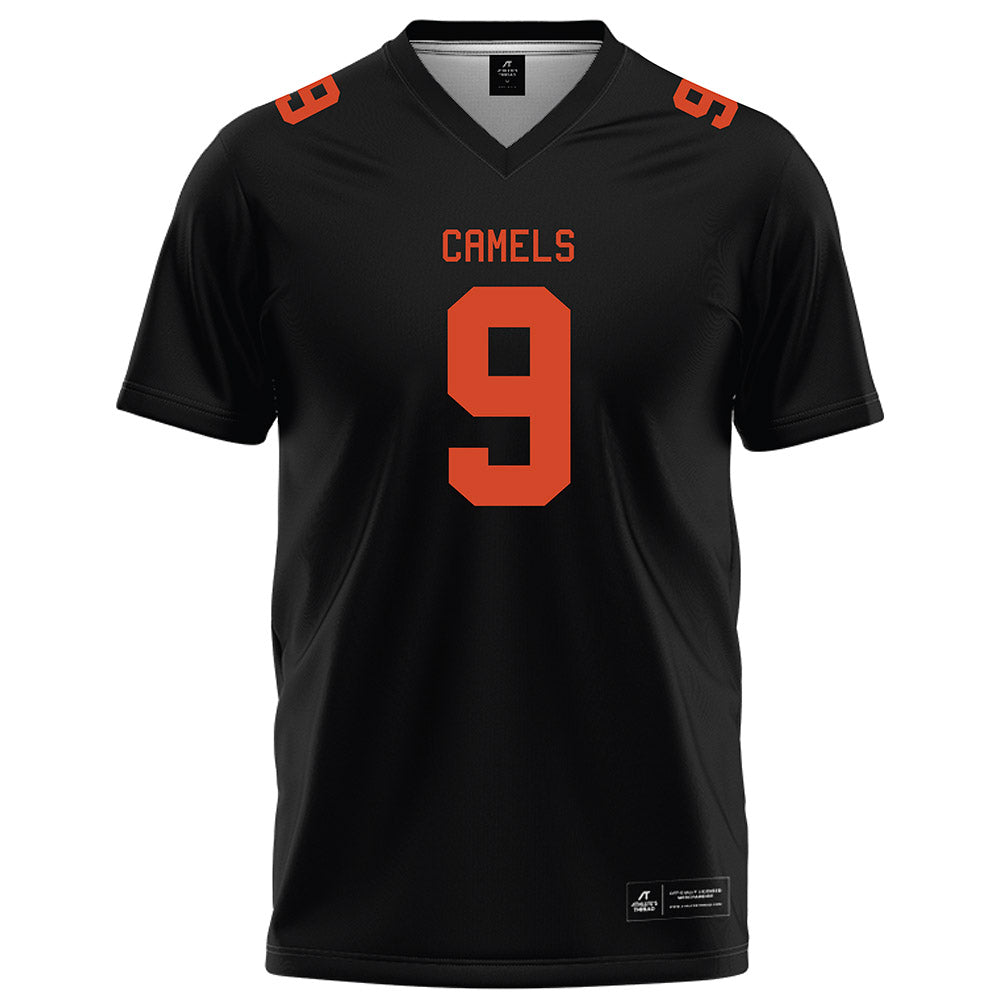 Campbell - NCAA Football : Trevor Wilson - Black Football Jersey-0