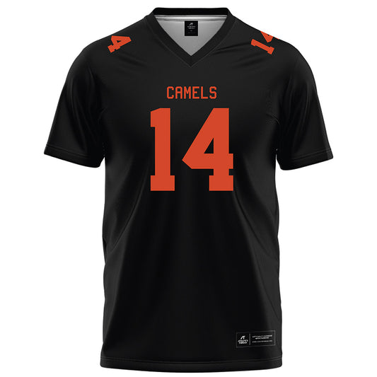Campbell - NCAA Football : Carlando Crump - Black Football Jersey-0