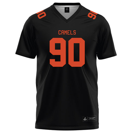 Campbell - NCAA Football : Connor Lytton - Black Football Jersey