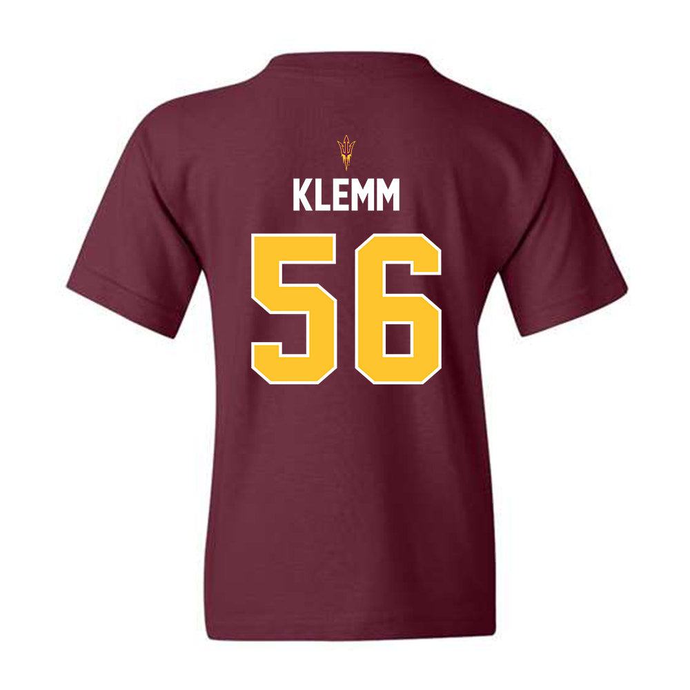 Arizona State - NCAA Football : Jalen Klemm - Replica Shersey Youth T-Shirt