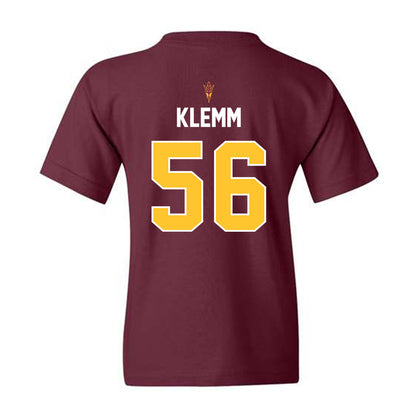 Arizona State - NCAA Football : Jalen Klemm - Replica Shersey Youth T-Shirt