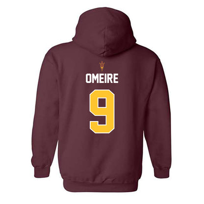 Arizona State - NCAA Football : Troy Omeire - Replica Shersey Hooded Sweatshirt