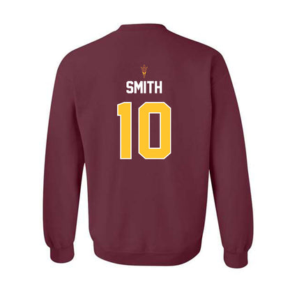 Arizona State - NCAA Football : Clayton Smith - Replica Shersey Crewneck Sweatshirt-1
