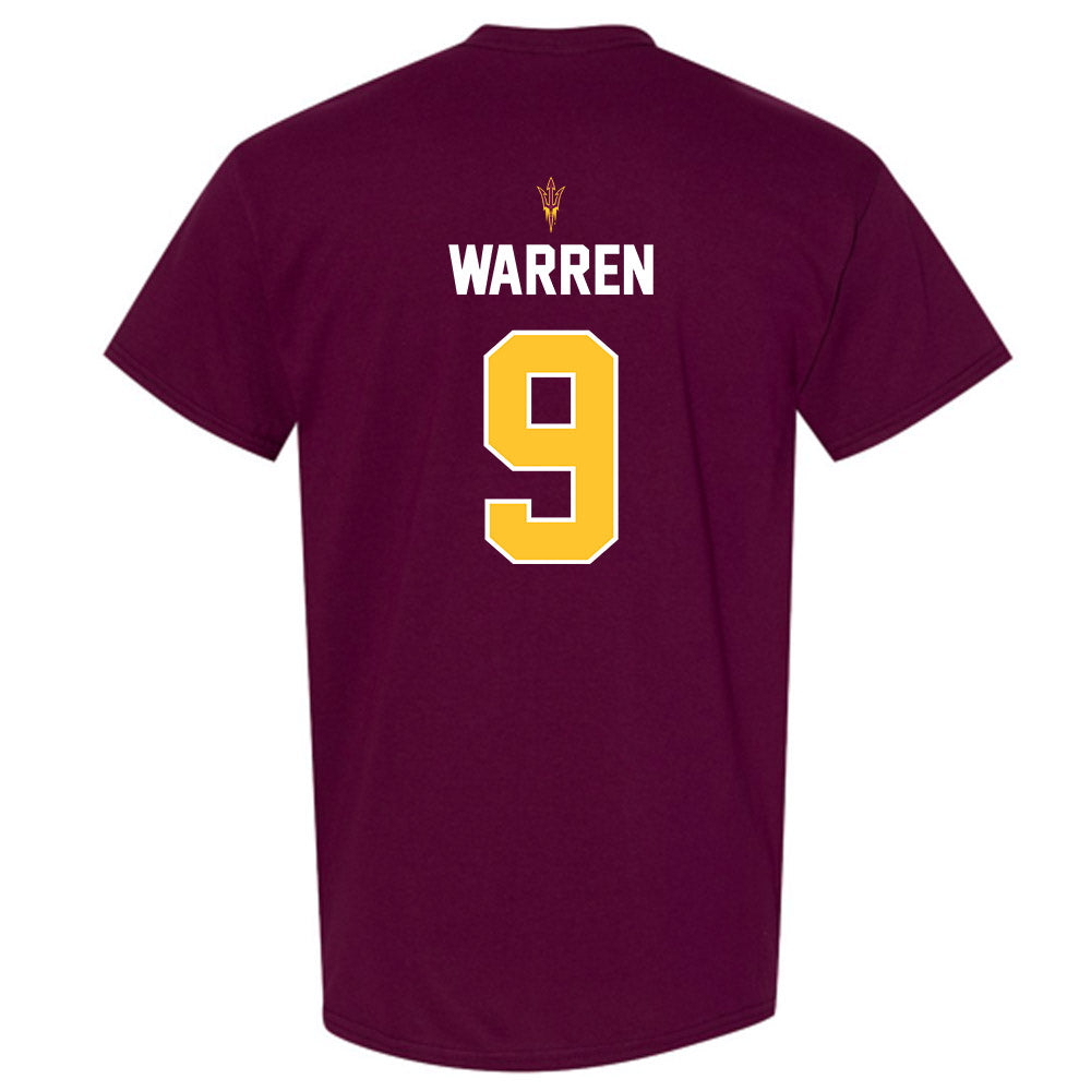 Arizona State - NCAA Football : Montana Warren - Replica Shersey T-Shirt-1