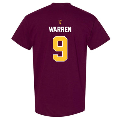 Arizona State - NCAA Football : Montana Warren - Replica Shersey T-Shirt-1