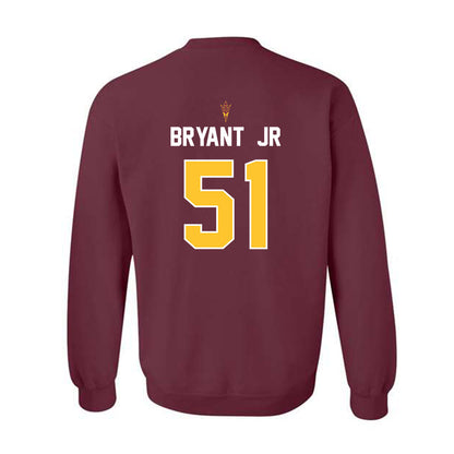 Arizona State - NCAA Football : Desean Bryant Jr - Replica Shersey Crewneck Sweatshirt-1