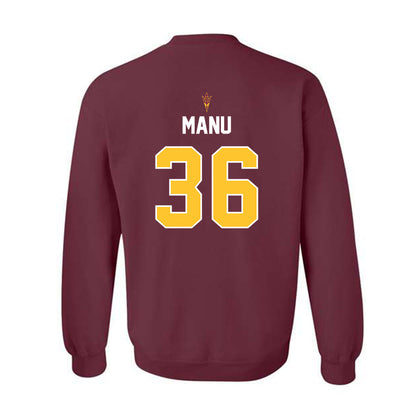 Arizona State - NCAA Football : Salesi Manu - Replica Shersey Crewneck Sweatshirt
