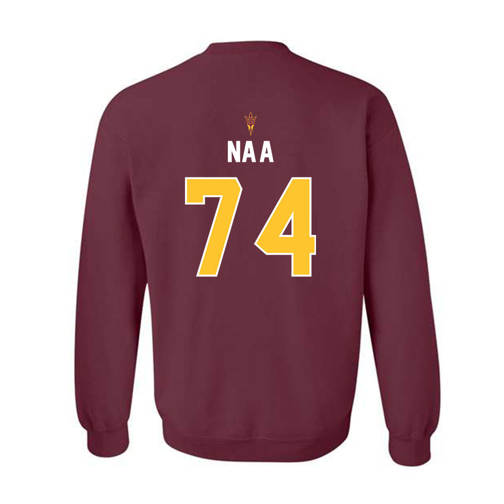 Arizona State - NCAA Football : Sean Na'a - Replica Shersey Crewneck Sweatshirt-1