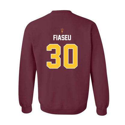 Arizona State - NCAA Football : Zyrus Fiaseu - Replica Shersey Crewneck Sweatshirt