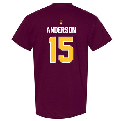 Arizona State - NCAA Football : Khamari Anderson - Replica Shersey T-Shirt-1