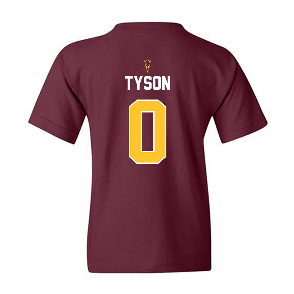 Arizona State - NCAA Football : Jordyn Tyson - Replica Shersey Youth T-Shirt-1