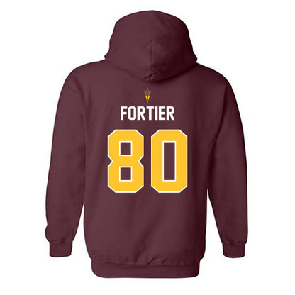 Arizona State - NCAA Football : Jayden Fortier - Replica Shersey Hooded Sweatshirt