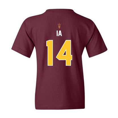Arizona State - NCAA Football : Aaron Ia - Replica Shersey Youth T-Shirt-1