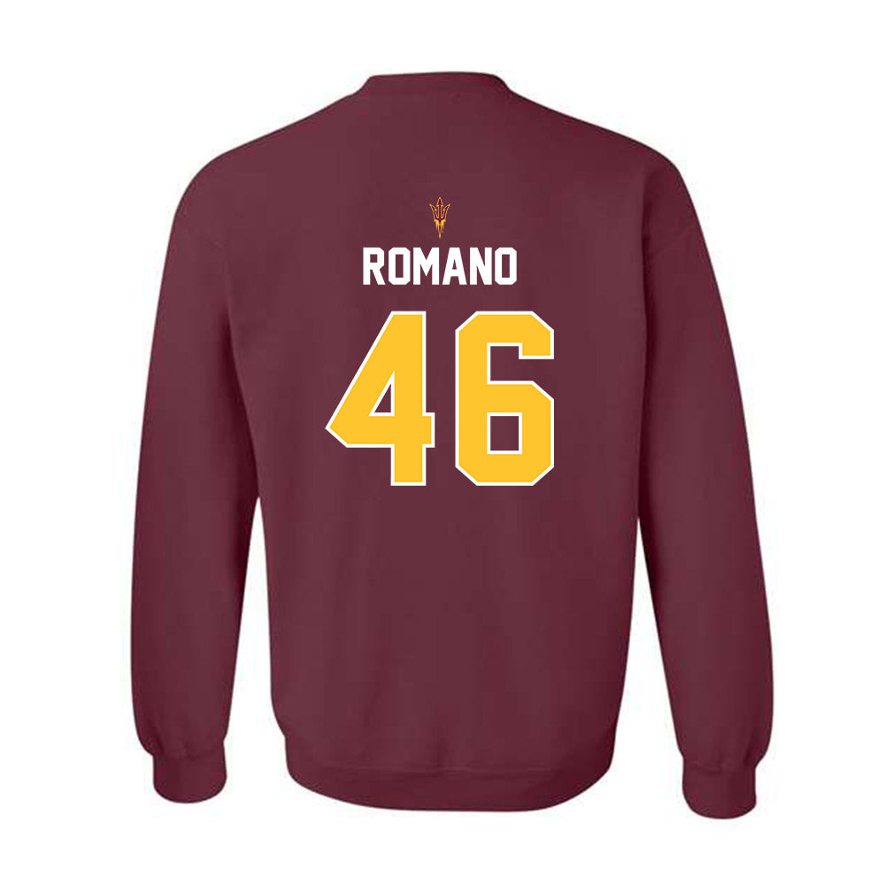 Arizona State - NCAA Football : Tommy Romano - Replica Shersey Crewneck Sweatshirt-1