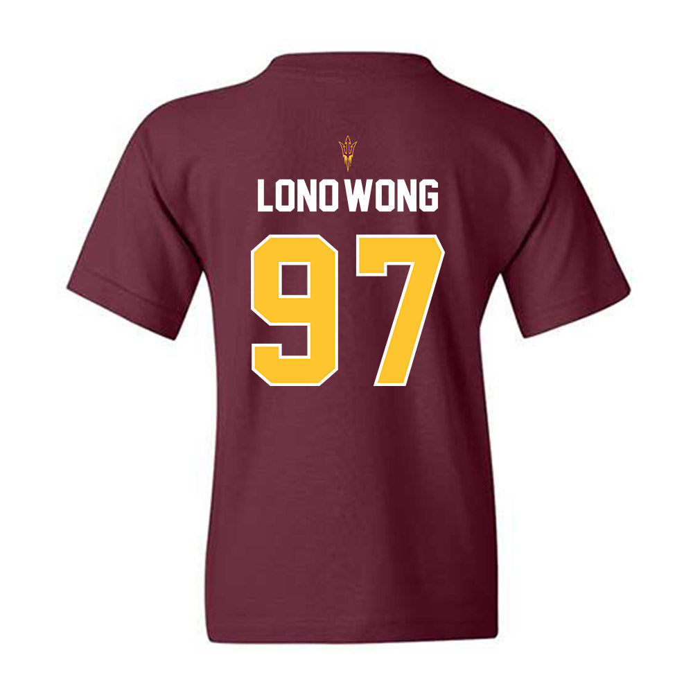 Arizona State - NCAA Football : Blazen Lono-Wong - Replica Shersey Youth T-Shirt-1