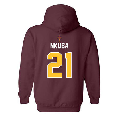 Arizona State - NCAA Football : Tony-Louis Nkuba - Replica Shersey Hooded Sweatshirt