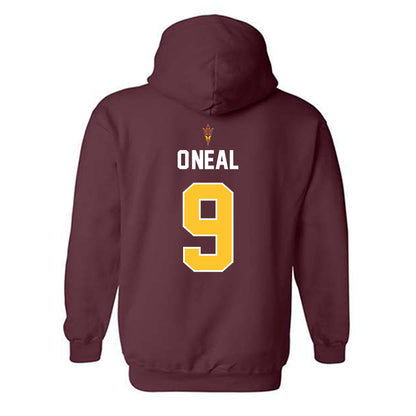 Arizona State - NCAA Football : Elijah O'Neal - Replica Shersey Hooded Sweatshirt-1