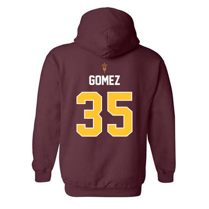 Arizona State - NCAA Football : Jesus Gomez - Replica Shersey Hooded Sweatshirt-1