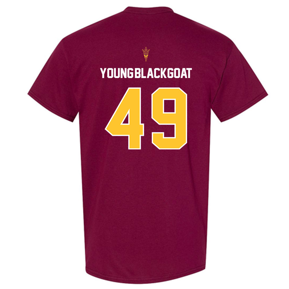 Arizona State - NCAA Football : Prayer Young-Blackgoat - Replica Shersey T-Shirt