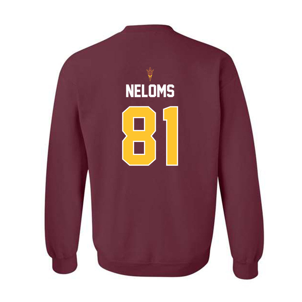 Arizona State - NCAA Football : Uriah Neloms - Replica Shersey Crewneck Sweatshirt-1