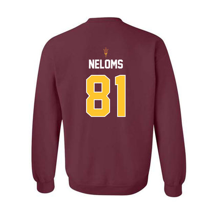 Arizona State - NCAA Football : Uriah Neloms - Replica Shersey Crewneck Sweatshirt-1