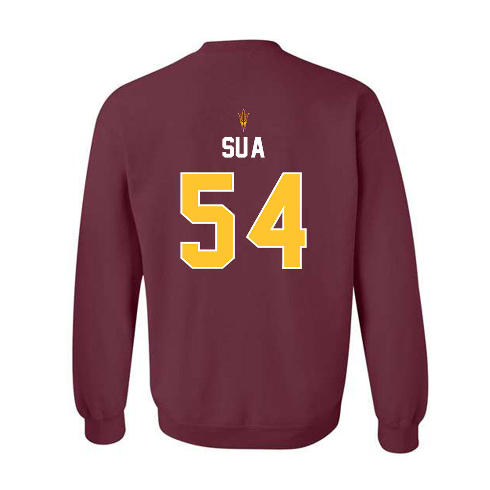 Arizona State - NCAA Football : Joey Su'a - Replica Shersey Crewneck Sweatshirt