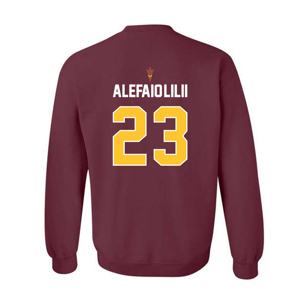 Arizona State - NCAA Football : Benjamin Alefaio-Lilii - Replica Shersey Crewneck Sweatshirt-1