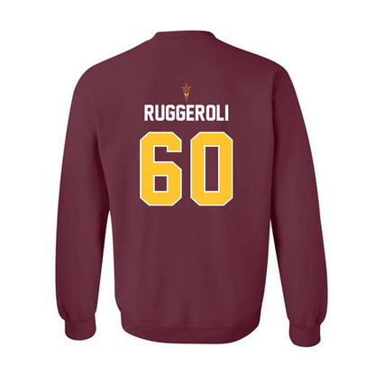 Arizona State - NCAA Football : Alexander Ruggeroli - Replica Shersey Crewneck Sweatshirt-1