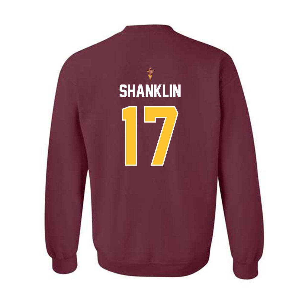 Arizona State - NCAA Football : Joshua Shanklin - Replica Shersey Crewneck Sweatshirt-1