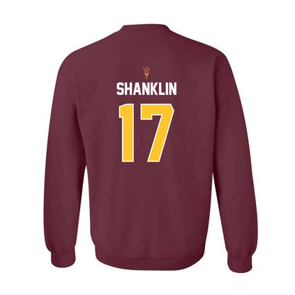 Arizona State - NCAA Football : Joshua Shanklin - Replica Shersey Crewneck Sweatshirt-1