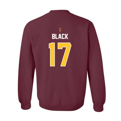 Arizona State - NCAA Football : Kaleb Black - Replica Shersey Crewneck Sweatshirt