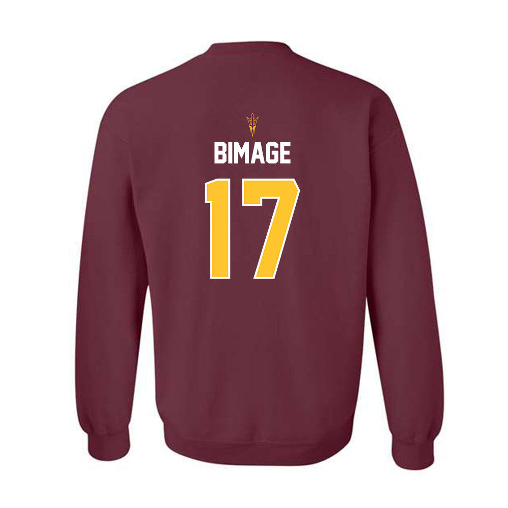 Arizona State - NCAA Football : Rodney Bimage - Replica Shersey Crewneck Sweatshirt-1