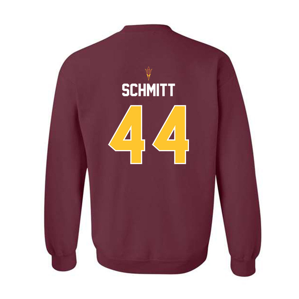 Arizona State - NCAA Football : Sinjin Schmitt - Replica Shersey Crewneck Sweatshirt