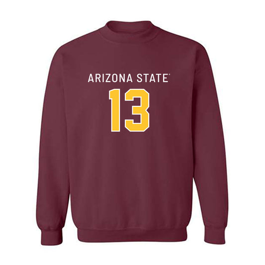 Arizona State - NCAA Football : Roman Pitre - Replica Shersey Crewneck Sweatshirt