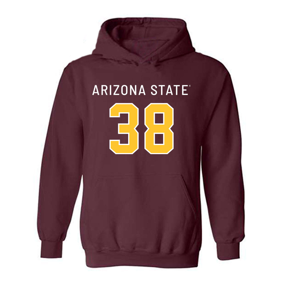 Arizona State - NCAA Football : Kyan McDonald - Replica Shersey Hooded Sweatshirt