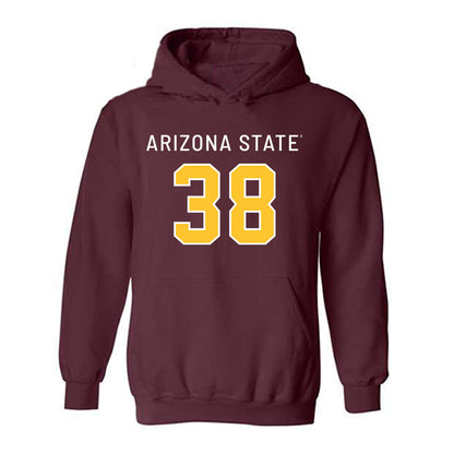Arizona State - NCAA Football : Kyan McDonald - Replica Shersey Hooded Sweatshirt