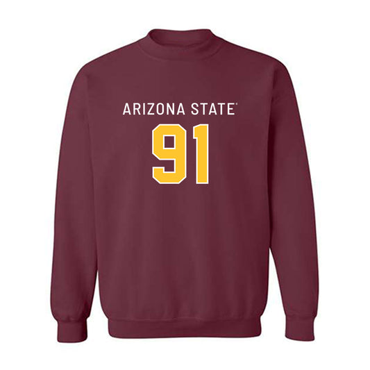 Arizona State - NCAA Football : Jp Deeter - Replica Shersey Crewneck Sweatshirt