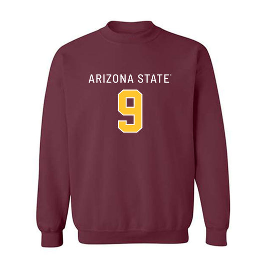 Arizona State - NCAA Football : Elijah ONeal - Replica Shersey Crewneck Sweatshirt-0